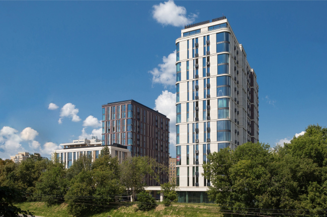 "Vorobyev Dom" residential complex. Photograph � ADM