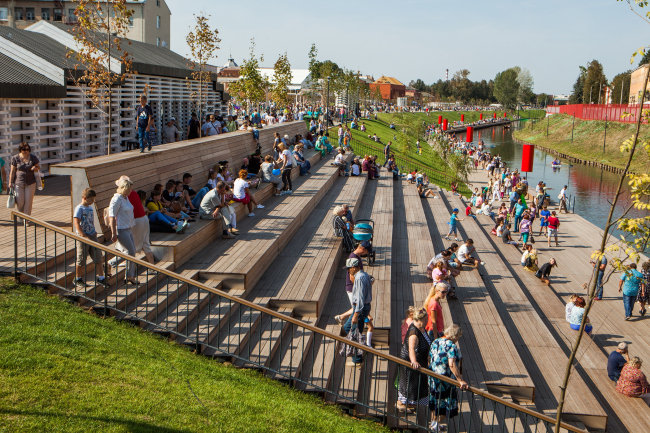 Reconstruction of the Upa River embankment, Tula. 2017-2018  WOWHAUS