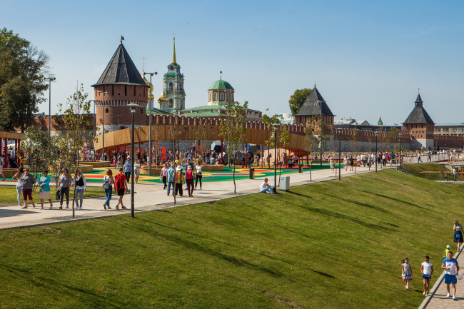 Reconstruction of the Upa River embankment, Tula. 2017-2018  WOWHAUS