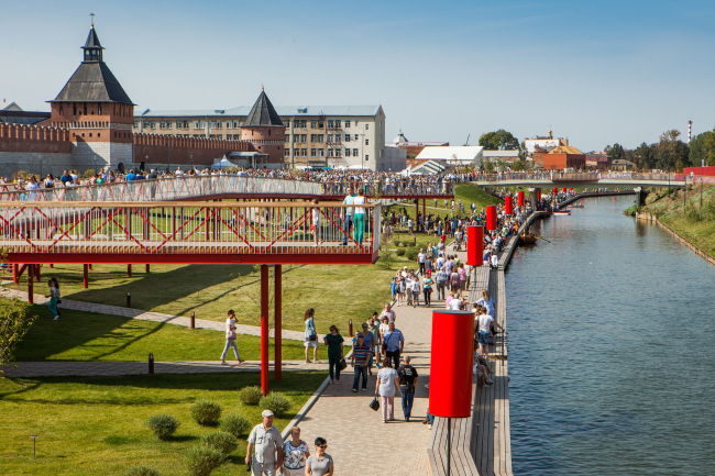 Reconstruction of the Upa River embankment, Tula. 2017-2018  WOWHAUS