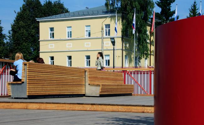 Reconstruction of the Upa River embankment, Tula. 2017-2018 � WOWHAUS, Photograph: Julia Tarabarina, Archi.ru