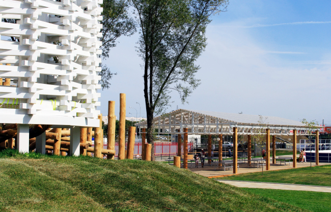 Reconstruction of the Upa River embankment, Tula. 2017-2018 � WOWHAUS, Photograph: Julia Tarabarina, Archi.ru