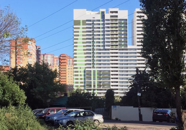 The housing complex on the Grodnenskaya Street in Voronezh, 2016-2018  A-GA & ATOM ag