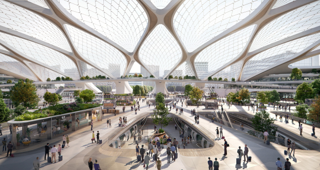 ������ ������������� ���� Hyperloop � UNStudio