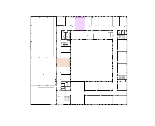 Gymnasium A+, construction. Plan of the 3rd floor  Archimatika