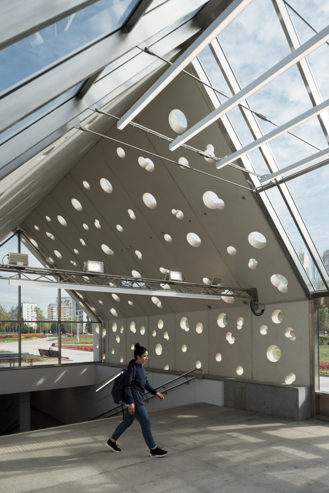 Станция метро «Солнцево» © Nefa Architects