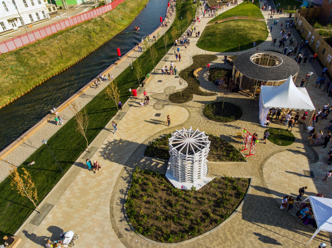 Reconstruction of the Upa River embankment, Tula. 2017-2018 � WOWHAUS, Photograph � Oleg Leonov, Overhaul Department of Moscow