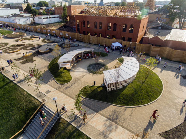 Reconstruction of the Upa River embankment, Tula. 2017-2018  WOWHAUS, Photograph  Oleg Leonov, Overhaul Department of Moscow