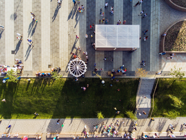 Reconstruction of the Upa River embankment, Tula. 2017-2018  WOWHAUS, Photograph  Oleg Leonov, Overhaul Department of Moscow