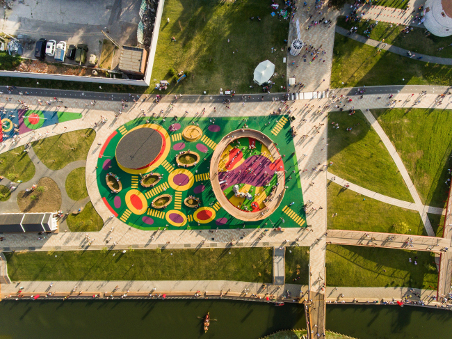 Reconstruction of the Upa River embankment, Tula. 2017-2018 � WOWHAUS, Photograph � Oleg Leonov, Overhaul Department of Moscow