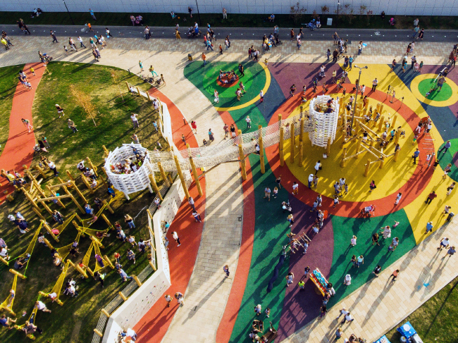 Reconstruction of the Upa River embankment, Tula. 2017-2018 � WOWHAUS, Photograph � Oleg Leonov, Overhaul Department of Moscow