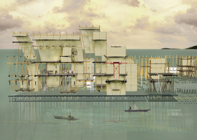 Eco-Shelterscape of Fishery  Huang Yi.   studioBLEAK