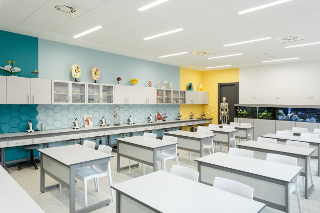 Gymnasium A+, construction � Archimatika. Photograph � Alexander Angelovsky