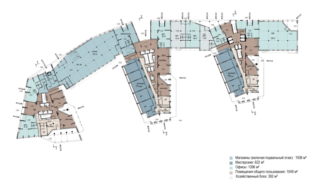 Plan of the first floor  OSA Group