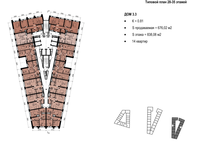Standard plan of floors 289-35 � OSA Group