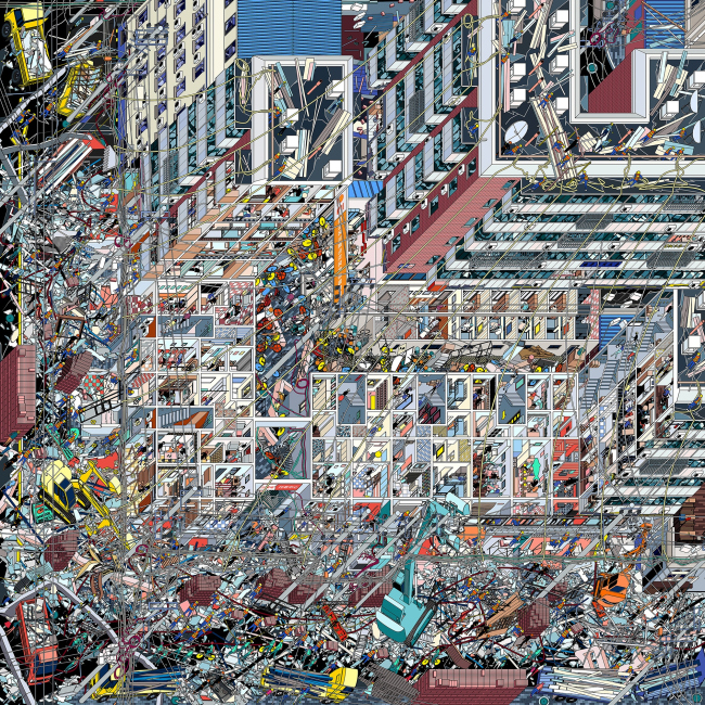 ������� ���� � 42 �� ������� ����� (The Samsara of Building No.42 on Dirty Street). �����: �� ���� (Li Han), Drawing Architecture Studio, �����