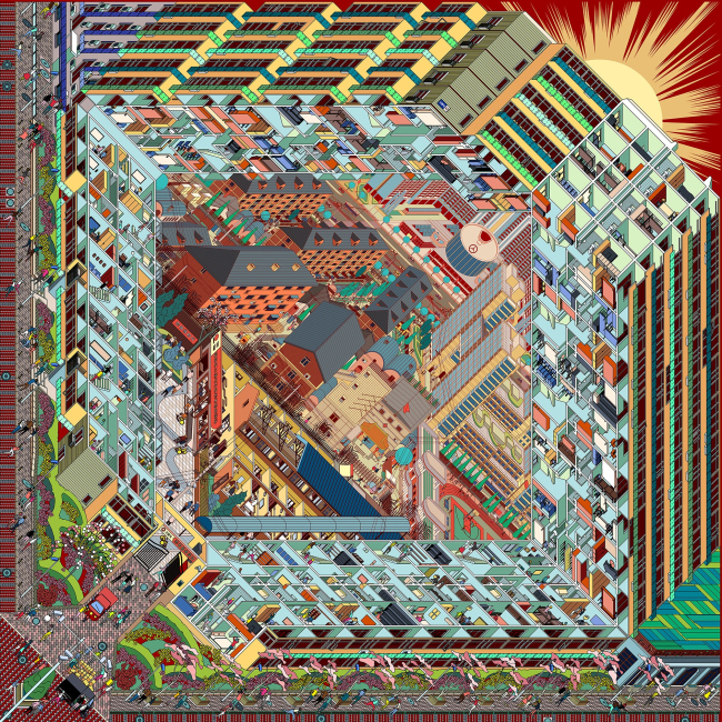 ������� ���� � 42 �� ������� ����� (The Samsara of Building No.42 on Dirty Street). �����: �� ���� (Li Han), Drawing Architecture Studio, �����