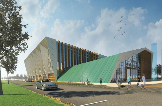Fitness and health centre in "Laikovo" housing complex � Arhitekturium