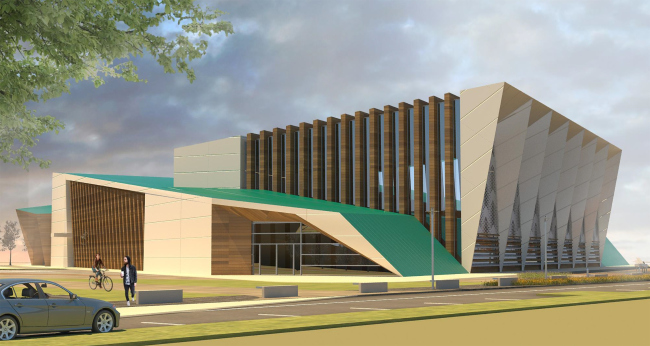 Fitness and health centre in "Laikovo" housing complex � Arhitekturium