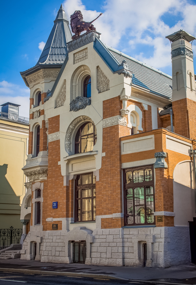 Особняк Анны Кекушевой на Остоженке. Архитектор Лев Кекушев. 1900–1903. Фото © RHEINZINK Особняк Анны Кекушевой на Остоженке. Архитектор Лев Кекушев. 1900–1903. Фото © RHEINZINK