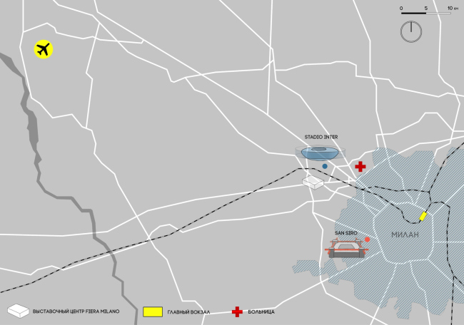 ������� ������ ����� � ��������� ���������. ������� ������. 
��������� ������ ����������� ������� F.C.Inter � ������� ���������-������������� ��������� �Stadio Inter� � ������, �������. ������������ ����