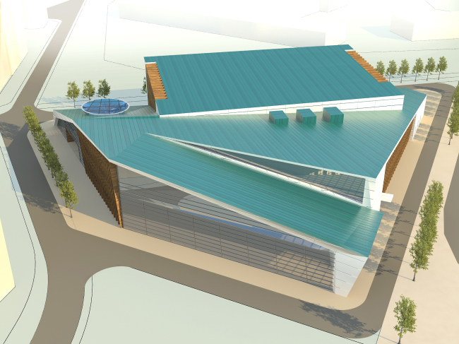 Fitness and health centre in "Laikovo" housing complex � Arhitekturium