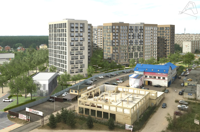 "Preobrazhenie" residential complex in the village of Mostets � ATOM ag + A-GA