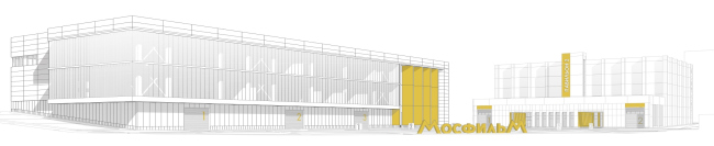 Mosfilm production studio. 3D � Project bureau APEX