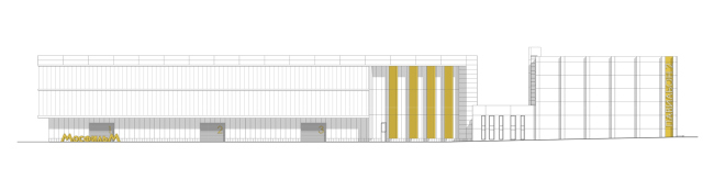 Mosfilm production studio. Facade  Project bureau APEX