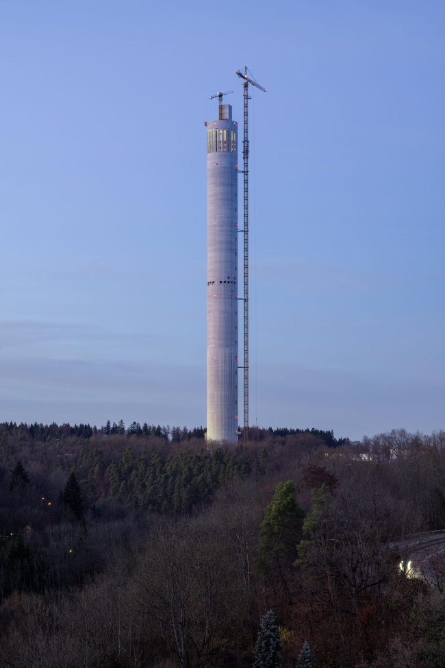 Испытательная башня ThyssenKrupp. Фото © Zooey Braun, Stuttgart