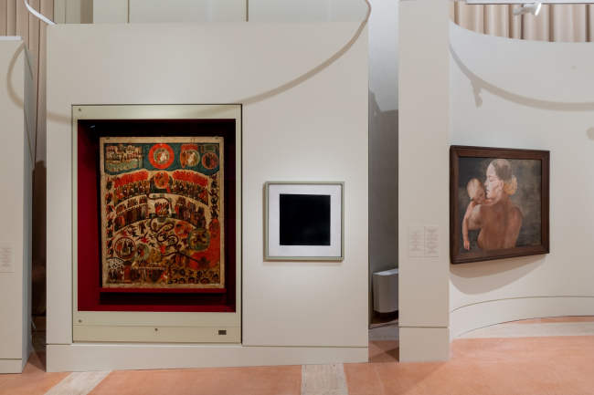 Pilgrimage of Russian Art. From Dionysius to Malevich. Vatican, Rome. Exposition design: Sergey Tchoban, Anna Sterligova (Planet 9). Photograph  Vasiliy Bulanov