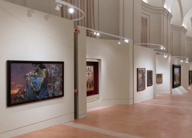 �Pilgrimage of Russian Art. From Dionysius to Malevich�. Vatican, Rome. Exposition design: Sergey Tchoban, Anna Sterligova (Planet 9). Photograph � Vasiliy Bulanov