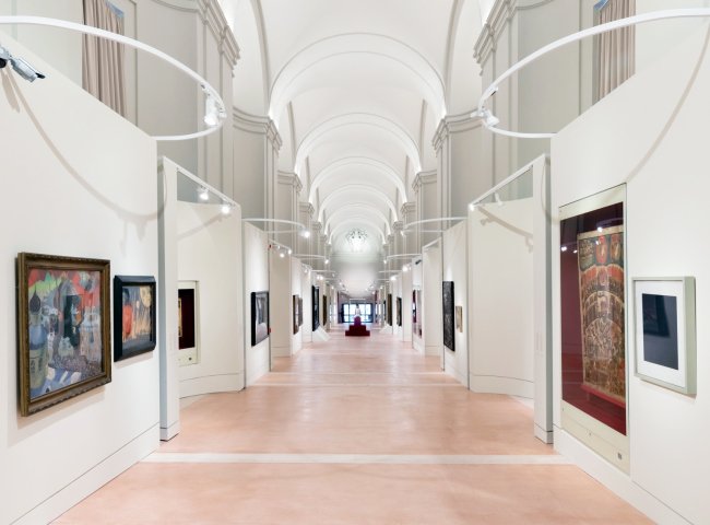 Pilgrimage of Russian Art. From Dionysius to Malevich. Vatican, Rome. Exposition design: Sergey Tchoban, Anna Sterligova (Planet 9). Photograph  Vasiliy Bulanov