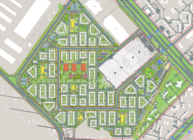"Respublika" shopping and entertainment center. The master plan � Archimatika