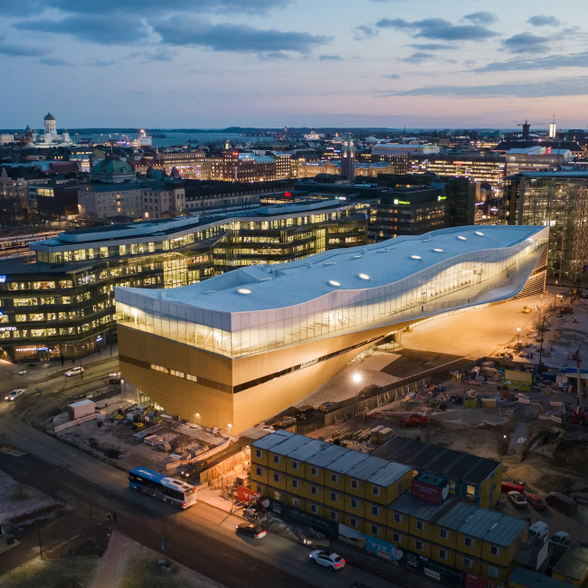 Центральная библиотека Хельсинки «Ооди». Фото © Tuomas Uusheimo