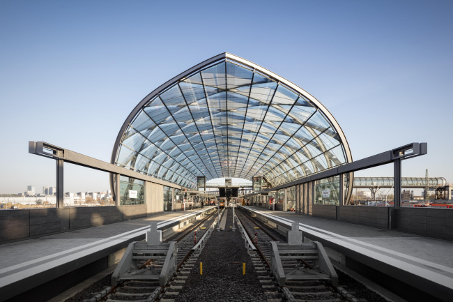 Станция метро «Эльббрюкен». Фото  © Marcus Bredt