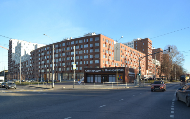 Novokraskovo housing complex. View from the crossing of Korenevskoe and Egoryevskoe highways
