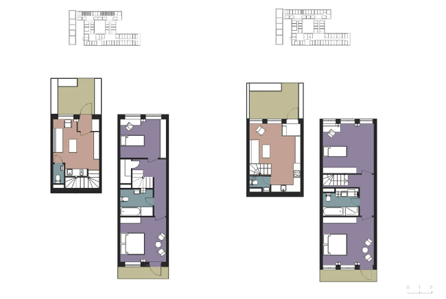 The two-level apartments CO_Loft � DNK ag