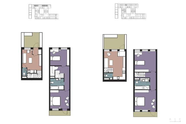 The two-level apartments CO_Loft  DNK ag