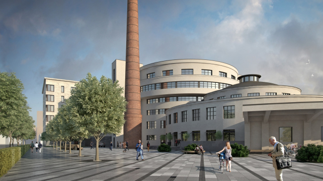 The residential complex Futurist. The square � Evgeny Gerasimov and Partners