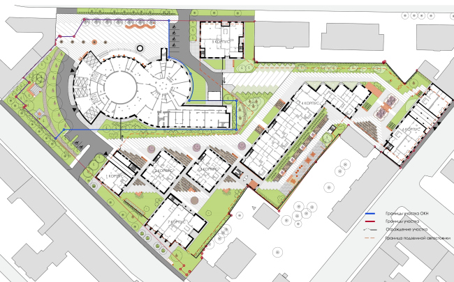 The residential complex Futurist. The projects of landscaping design � Evgeny Gerasimov and Partners