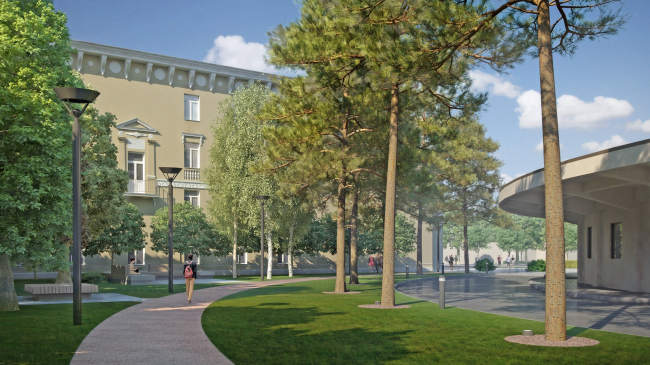 The residential complex Futurist. The park � Evgeny Gerasimov and Partners
