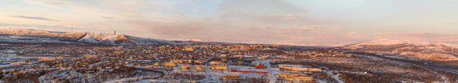 Панорама Кируны. Фото © Peter Ros&#233;n/LapplandMedia