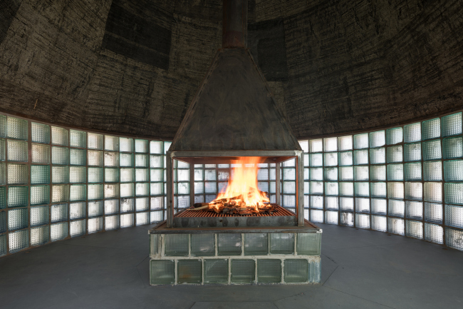 The pavilion of chacha ceremonies; author: Alexander Brodsky, coauthor: Maria Kremer. 2018. Photograph � Yury Palmin