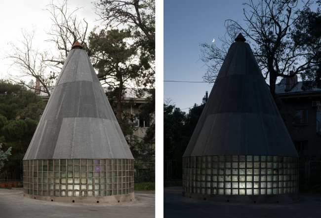 The pavilion of chacha ceremonies; author: Alexander Brodsky, coauthor: Maria Kremer. 2018. Photograph  Yury Palmin