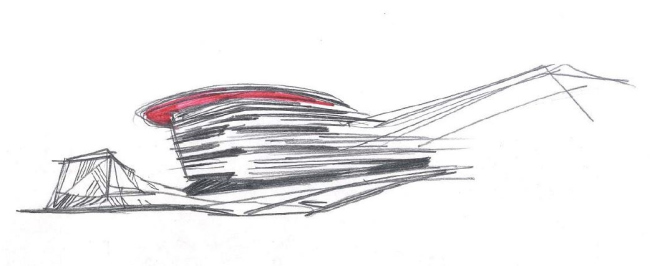 Kamchatka Hotel. The sketch of the idea � TOTEMENT/PAPER