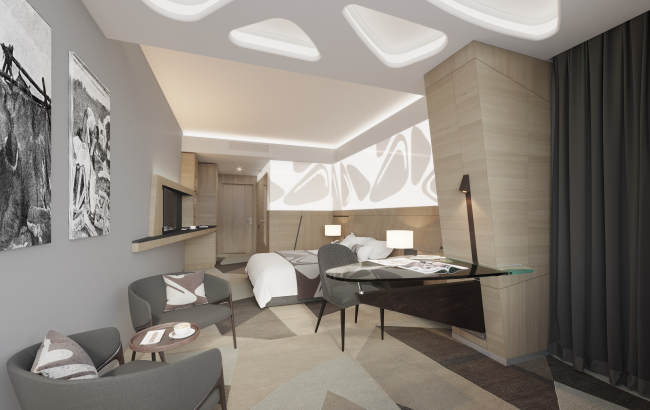Kamchatka Hotel. The interiors. A standard room � TOTEMENT/PAPER
