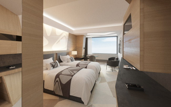 Kamchatka Hotel. The interiors. A standard room � TOTEMENT/PAPER