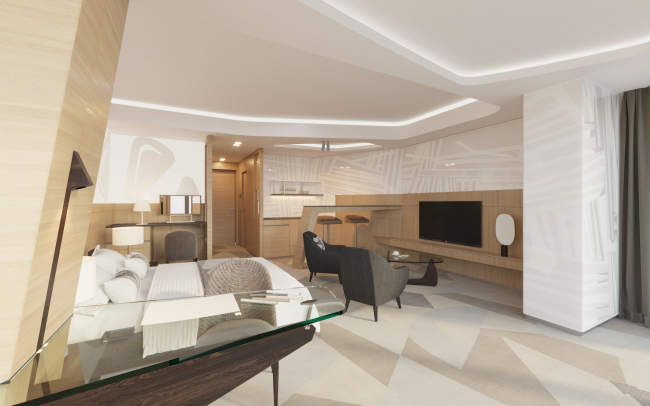 Kamchatka Hotel. The interiors. A studio room � TOTEMENT/PAPER