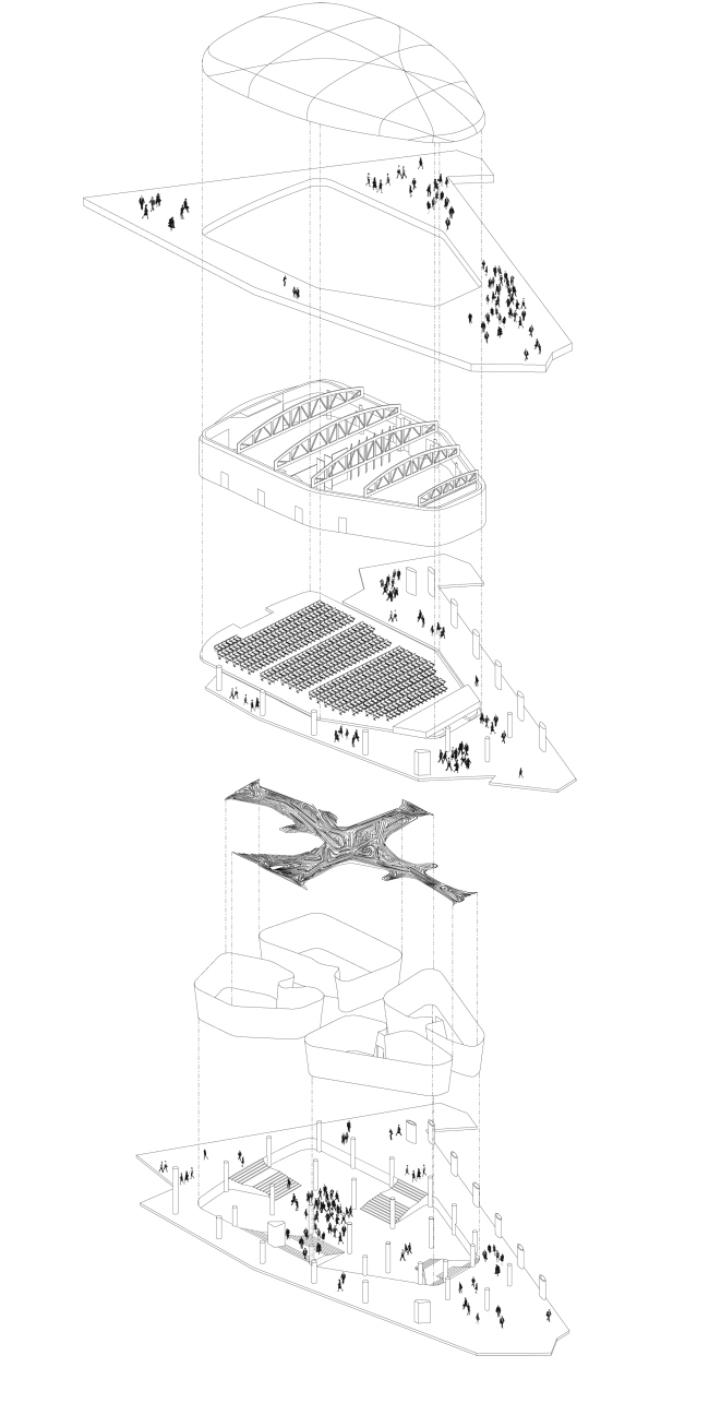 Kamchatka Hotel. The conference hall  TOTEMENT/PAPER